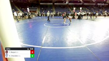 107 lbs Consi Of 4 - Yashi Bajpai, Bedford vs Kallie Chandler, Salem, NH