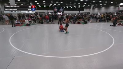 115 lbs Cons. Rd Of 32 - Maquelle Pace, Champions Wrestling Club vs Evelyn Gamas, Putnam City Freestyle Wrestling Club