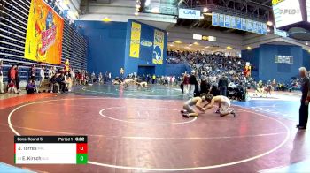 138 lbs Cons. Round 5 - Ellis Kirsch, Blair Academy vs Jason Torres, Malvern Prep