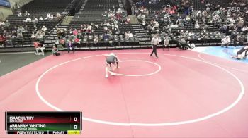 116 lbs Champ. Round 2 - Abraham Whiting, Olympus High School vs Isaac Luthy, Box Elder
