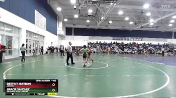 100 lbs Quarterfinal - Destiny Huitron, Arroyo vs Gracie Sanchez, Granada Hills Charter