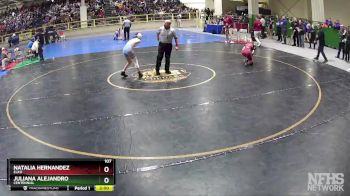 107 lbs Quarterfinal - Natalia Hernandez, Elko vs Juliana Alejandro, Centennial