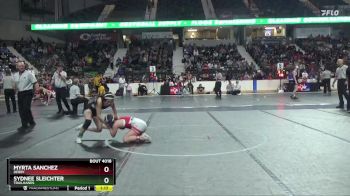 115 lbs Quarterfinal - Sydnee Sleichter, Trailhands vs Myrta Sanchez, Derby