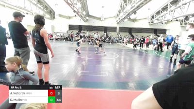 93 lbs Rr Rnd 2 - Jace Neborak, American MMAW vs Christian Mullin, Pride Wrestling