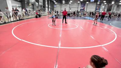 95 lbs Rr Rnd 1 - Caleb Weart, PA Titan Wrestling Club vs Marleigh Perkins, Team Bro Blue