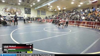 106 lbs Cons. Round 2 - Louie Trujillo, Central vs Eric Sandoval, Cypress