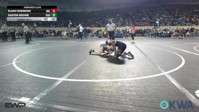 84 lbs Consi Of 4 - Elijah Robinson, Shelton Wrestling Academy vs Easton Brown, Blackwell Wrestling Club