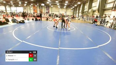 220 lbs Rr Rnd 1 - Jonathan Neese, Indiana Outlaws White vs Torin Forsyth, TSB