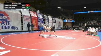126 Class 1 lbs Cons. Round 1 - Gaven Schreiner, Marceline vs Trayton Hook, Lone Jack