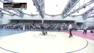 85-I lbs Consi Of 4 - Marcello Bari, Cordoba Trained vs Nick Hobson, GPS Wrestling Club