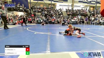 55 lbs Final - Kasen Shouse, Cowboy Wrestling Club vs Creed Williams, Choctaw Ironman Youth Wrestling