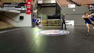 Cadet Boys Lower - 113 lbs Cons. Round 3 - Bryan Holcombe, Monterey High School Wrestling vs Argisht Mamikonyan