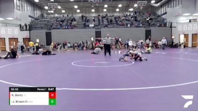 50-55 lbs Round 5 - Joseph Brown Iii, Region Wrestling Academy vs Khoden Bentz, Jay County