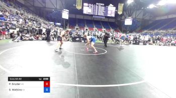 182 lbs Cons 64 #2 - Peter Snyder, Maryland vs Samuel Watkins, Kansas