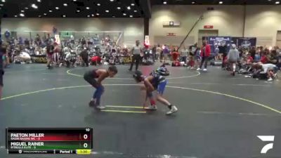 67 lbs Round 4 (6 Team) - Miguel Rainer, Pitbulls Elite vs Paeton Miller, Ragin Raisins WC