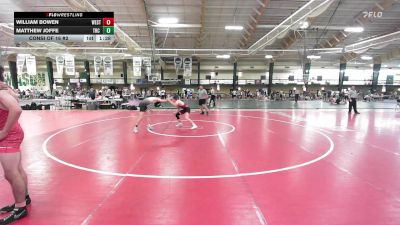 126 lbs Consi Of 16 #2 - William Bowen, Westfield vs Matthew Joffe, TRC Cadets