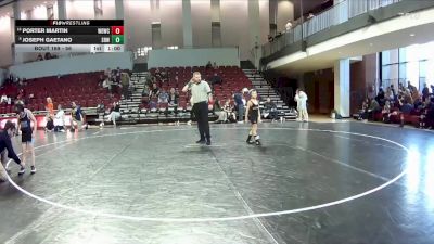 56 lbs Quarterfinal - Porter Martin, Wild Buffalo Wrestling Club vs Joseph Gaetano, Front Royal Wrestling Club