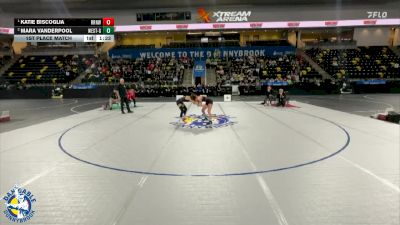 110 lbs 1st Place Match - Katie Biscoglia, Raccoon River-Northwest vs Mara Vanderpool, Omaha Westside Girls