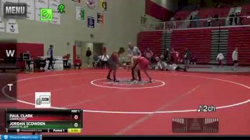 220 lbs Semifinal - Paul Clark, Crown Point vs Jordan Scowden, Lafayette Jeff