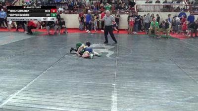 55_B lbs Consi Of 8 #2 - Boah Adamek, Methacton vs Kipton Myers, Jefferson Morgan