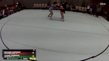 193 lbs Round 6 (8 Team) - Hayleen Martinez, Kansas Pink Gecko vs Ylyana Sandoval, Oregon Girls
