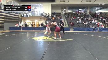 207 lbs Quarterfinal - Tristan Kelly, McKendree University vs Kitana Leafaatoto, Texas Woman`s University