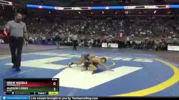 Quarterfinal - Drew Weddle, Nebraska City vs Hudson Loges, Blair