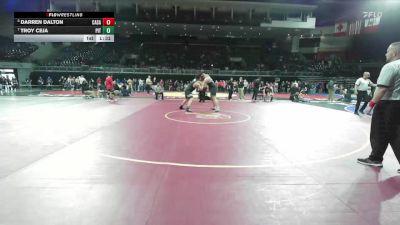 285 lbs Semifinal - Darren Dalton, Casa Roble vs Troy Ceja, Pitman