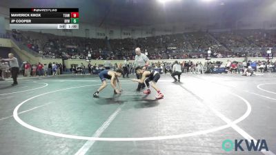 98 lbs Quarterfinal - Jaegar Romannose, Prodigy Elite Wrestling vs Mylz Oft, Sallisaw Takedown Club