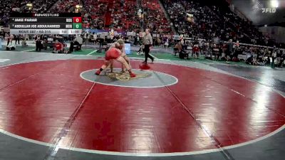 6A 215 lbs Cons. Semi - Jake Farar, Ridgevue vs Abdullah Joe Abdulhameed, Meridian