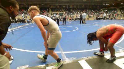 85 lbs Consolation - Dash Durant, Team Tulsa Wrestling Club vs Crew Card, Tulsa Blue T Panthers