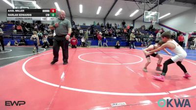 61 lbs Consolation - Axel Miller, Skiatook Youth Wrestling vs Harlan Edwards, Coweta Tiger Wrestling