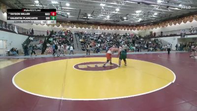 285 lbs Cons. Round 2 - Valentin Plancarte, Green River vs Tayson Miller, Natrona County