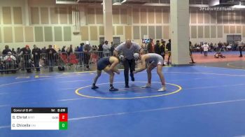 Consolation - Caleb Cavanaugh, Newberry vs Wyatt Lutz, West Virgina-UN