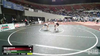 6A-138 lbs Cons. Round 2 - Payton Lawson, Mountainside vs Nick Gianotti, Beaverton