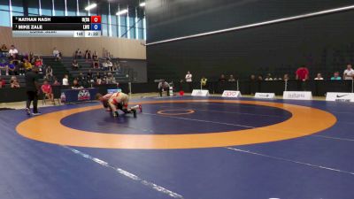 70kg Cons. Semi - Nathan Nash, Unaffiliated (No Club Attachment) vs Mike Zale, Lakehead Wrestling Club