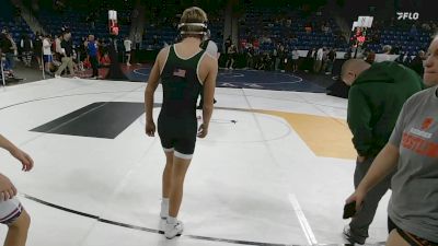 132 lbs Consi Of 32 #2 - Bobby Beyerle, Ashland vs Parker Hoey, Minnechaug