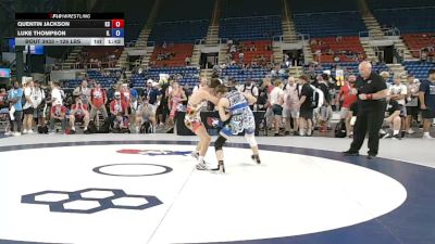 126 lbs Champ. Rd Of 64 - Quentin Jackson, Kansas vs Luke Thompson, Illinois