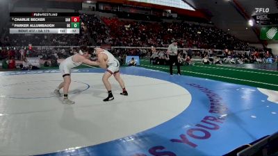 5A 175 lbs 3rd Place Match - Parker Allumbaugh, Bishop Kelly vs Charlie Becker, Sandpoint