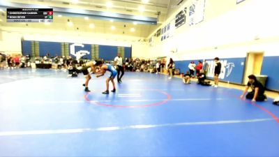 106 lbs Cons. Semi - Noah Reyes, San Pedro vs Christopher Cardiel, Rancho Bernardo Wrestling