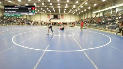 165 lbs Champ. Round 2 - Max Casiano, Ithaca vs Jack Pickersgill, Cortland