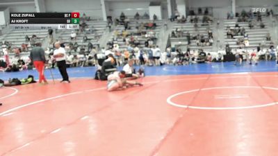 145 lbs Rr Rnd 3 - Kole Zufall, BC Predators - HSB vs AJ Kroft, Buffalo Valley Blue - HSB