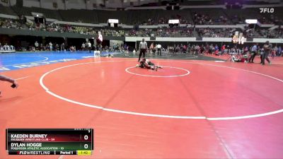 National 3-5 72 Cons. Round 1 - Kaeden Burney, Fauquier Wrestling Club vs Dylan Hogge, Poquoson Athletic Association