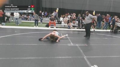 125 lbs Cons. Sub-rd Of 16 - Charlie Dolan, Izzy Style Wrestling vs Audali Martinez, Las Animas Wrestling Club