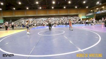 84 lbs Consi Of 16 #1 - Juliun Valencia, Farmersville vs Paulele Peters, LV Bear Wrestling Club