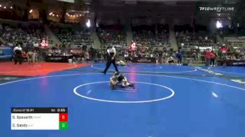 61 lbs Consolation - Dayton Spexarth, Team Brawlers(Kansas) vs Dakota Sandy, Mat Assassins WC