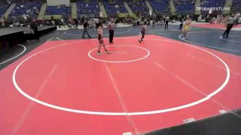 90 lbs Semifinal - Anson Lastinger, Cardinal WC vs Caden (TC) Woodall, BlackCat WC