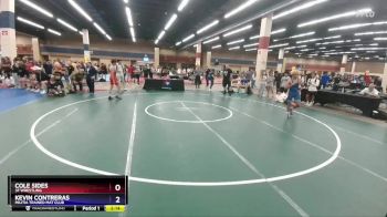 126 lbs Cons. Round 4 - Cole Sides, 3F Wrestling vs Kevin Contreras, Militia Trained Mat Club