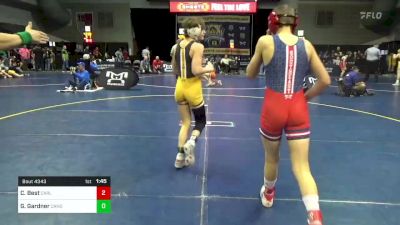 100 lbs Round Of 16 - Christian Best, Carlisle vs Gionno Gardner, Canon-McMillan