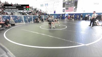 100 lbs Semifinal - Mia Hernandez, Colony vs Annyssa Morales, Camarillo